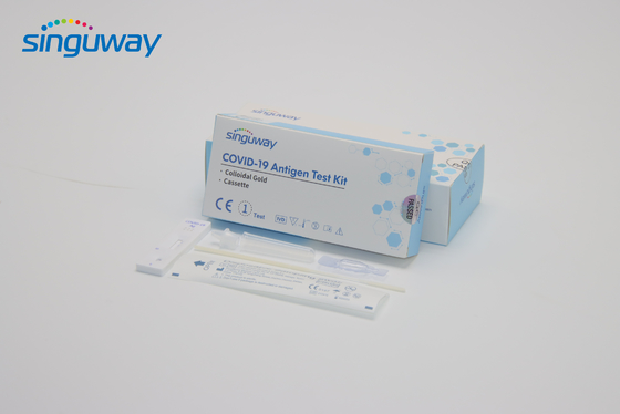 Une cassette rapide d'essai de trousse Colloidal Gold H d'étape d'antigène d'autotest rapide de pylores