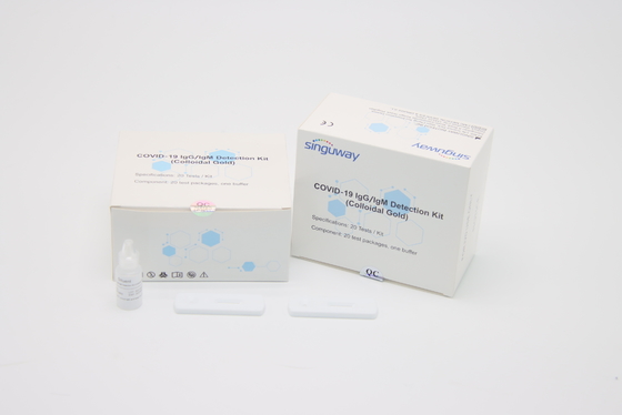 Une étape cassette rapide ISO9001 de trousse Europe Approved Igm Test d'essai d'anticorps de 15 minutes