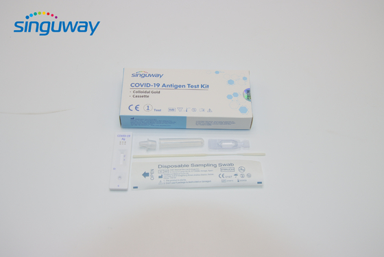 Individu colloïdal jetable d'antigène d'or examinant trousse Cassette High Sensitivity