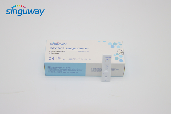 Cassette rapide de trousse Colloidal Gold Hepatitis B d'essai d'antigène nasal de salive de nez de précision