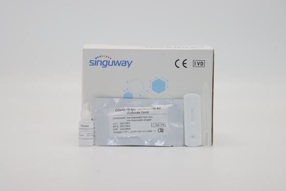 OEM rapide Singuway de trousse Igm Self Test trousse d'essai d'anticorps d'Igg d'écouvillon oral