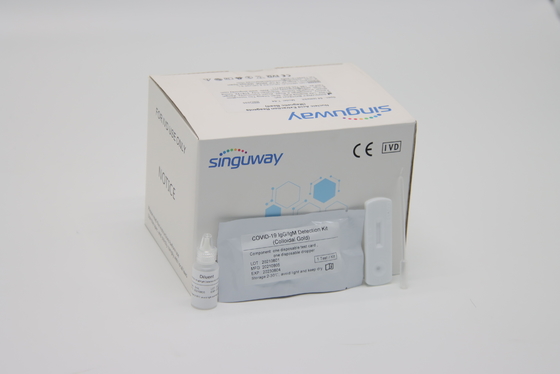 Essai rapide trousse Cassette ISO13485 d'anticorps d'individu jetable élevé de sensibilité