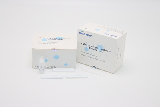 trousse rapide de la maladie d'Accurancy du trousse 98,3% d'essai d'anticorps d'individu d'Immunochromatographic