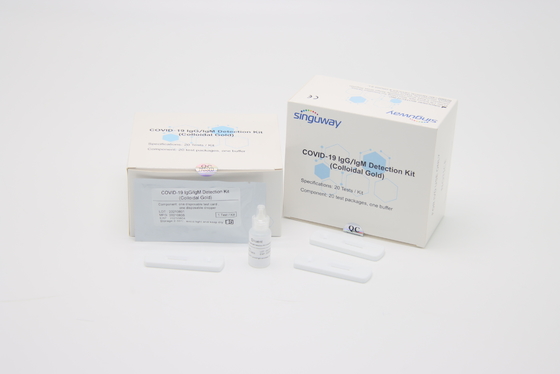 trousse d'autotest d'autotest rapide d'Igm trousse Colloidal Gold Method Antibody