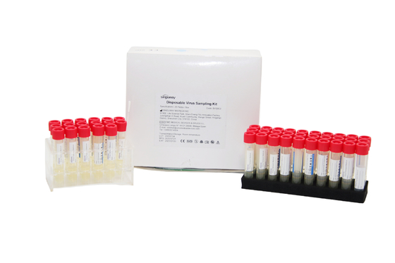 Transport viral jetable trousse Tube moyen ISO9001 d'écouvillon oral