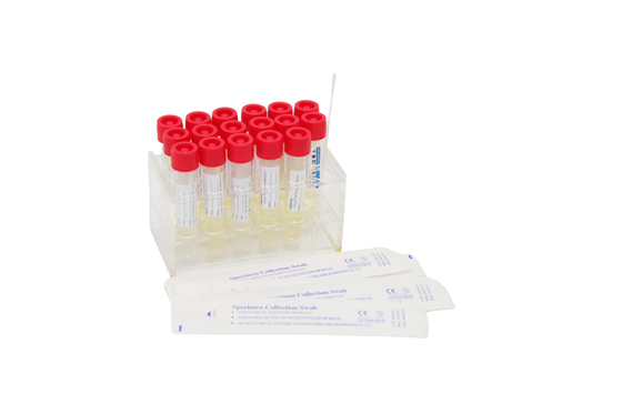 Virus jetable d'écouvillon nasopharyngal de cellules prélevant trousse Specimen Collection Tube 3mL