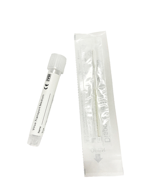 Tubes viraux jetables de transport de médias du kit 7ml d'échantillonnage de virus d'OEM VTM