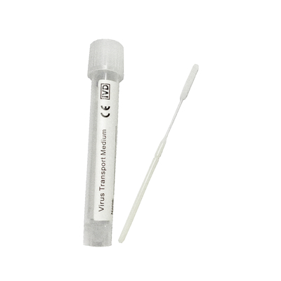 Le nylon nasal de gorge s'est assemblé l'écouvillon trousse Viral Transport Medium Tube de VTM avec l'écouvillon