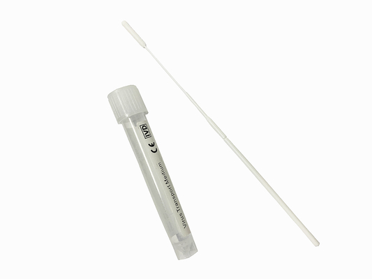 Le nylon nasal de gorge s'est assemblé l'écouvillon trousse Viral Transport Medium Tube de VTM avec l'écouvillon