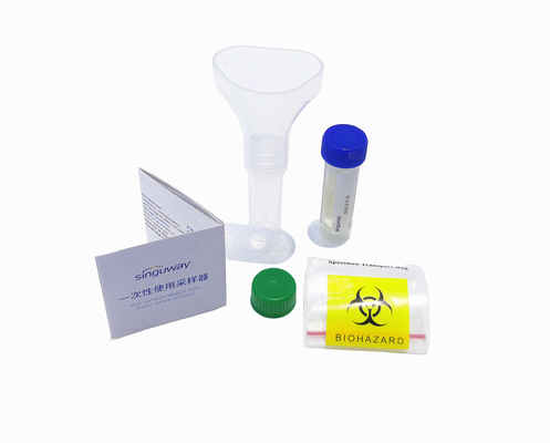 Entonnoir jetable de collection de salive de tube moyen viral de transport de Singuway pp