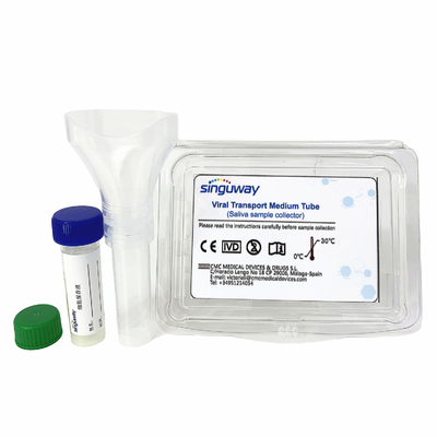 collection jetable trousse For Diagnosis de salive d'ARN d'ADN de trousse d'échantillonnage de virus du tube 5/10mL
