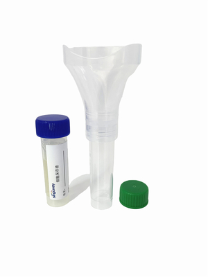 trousses jetables de collection de salive d'ADN de tube de 5ml 10ml avec la solution 2ml