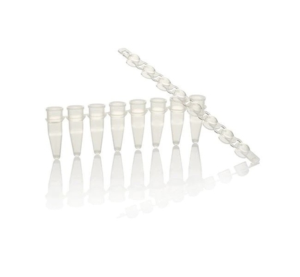8 tubes à parois minces d'ACP de tuyau d'ACP-pinte de bande des syndicats d'accessoires micro d'ACP 0,2 ml